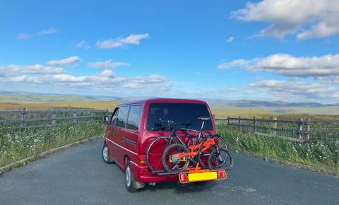 Pendle W2 two bike carrier in use