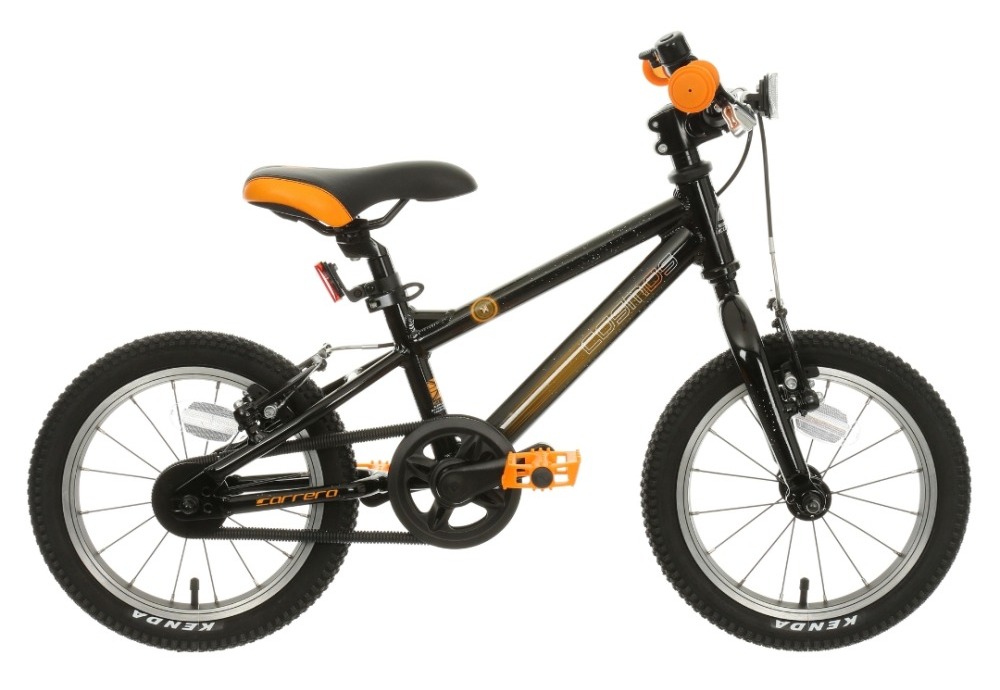 best 14 inch kids bikes: The Carrera Cosmos 14 bike in front of a blank background