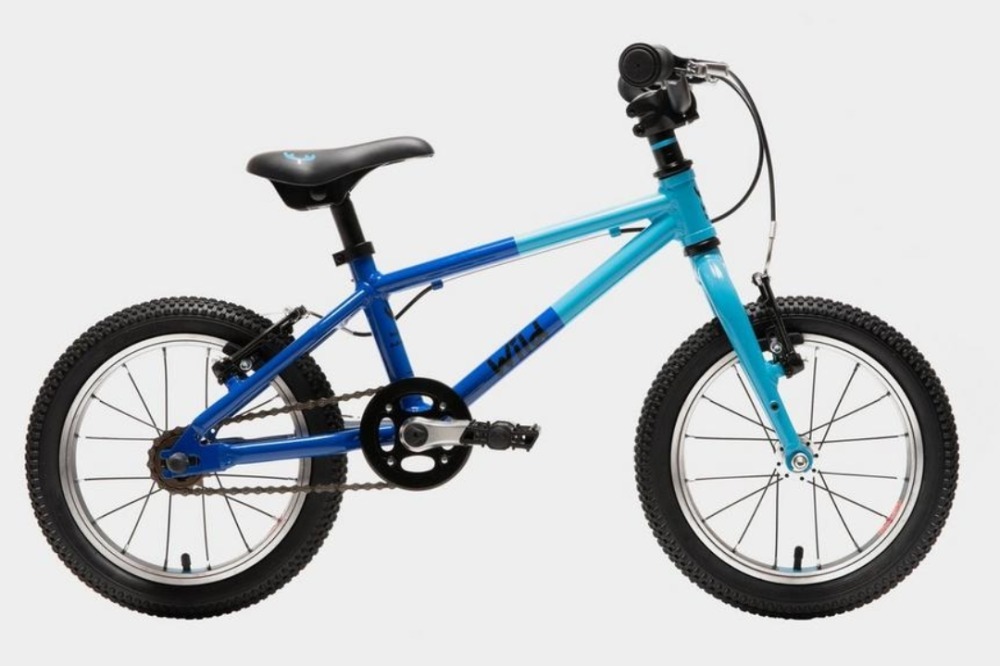 best 14 inch kids bikes: the Wild 14 in Blue, in front of a blank background
