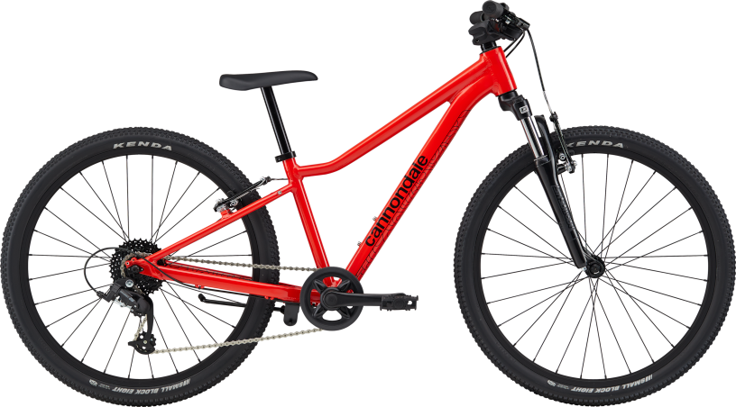 Best 24 inch kids mountain bikes: The Cannondale Trail 24 on a blank background