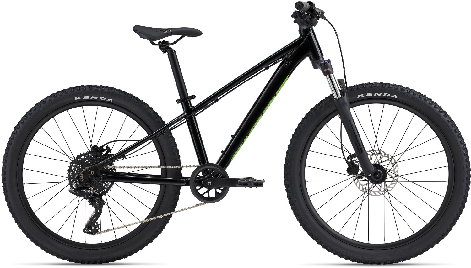 Best 24 inch kids mountain bikes: the Giant STP 24 FS on a blank background