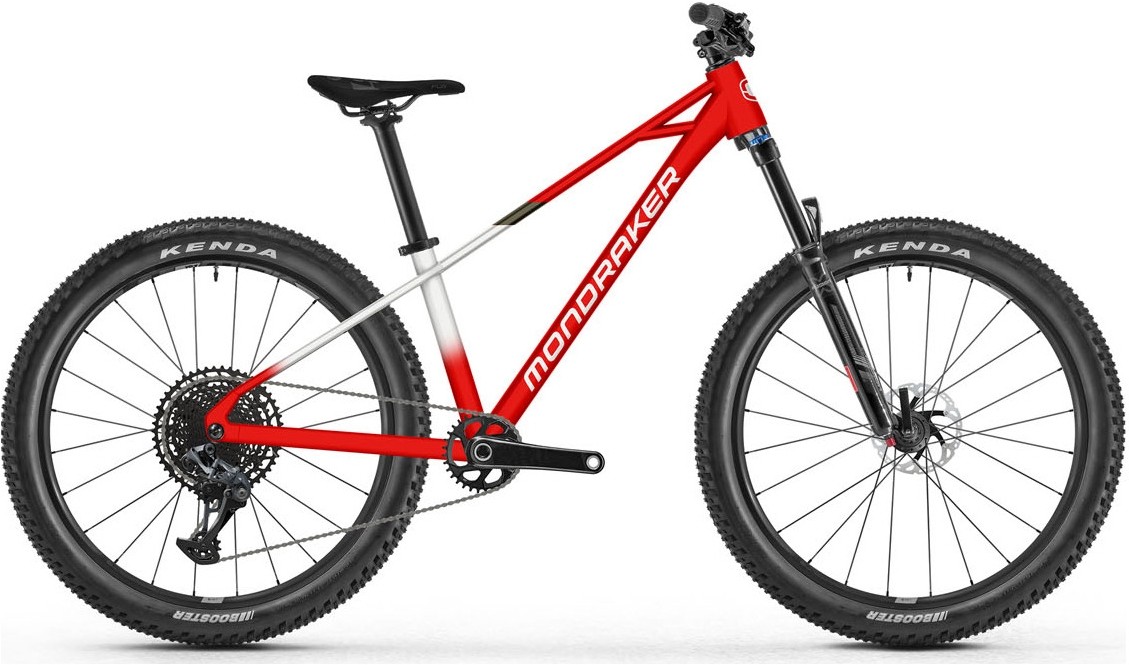 Best 24" kids' mountain bikes: The Mondraker Trick 24 on a blank background