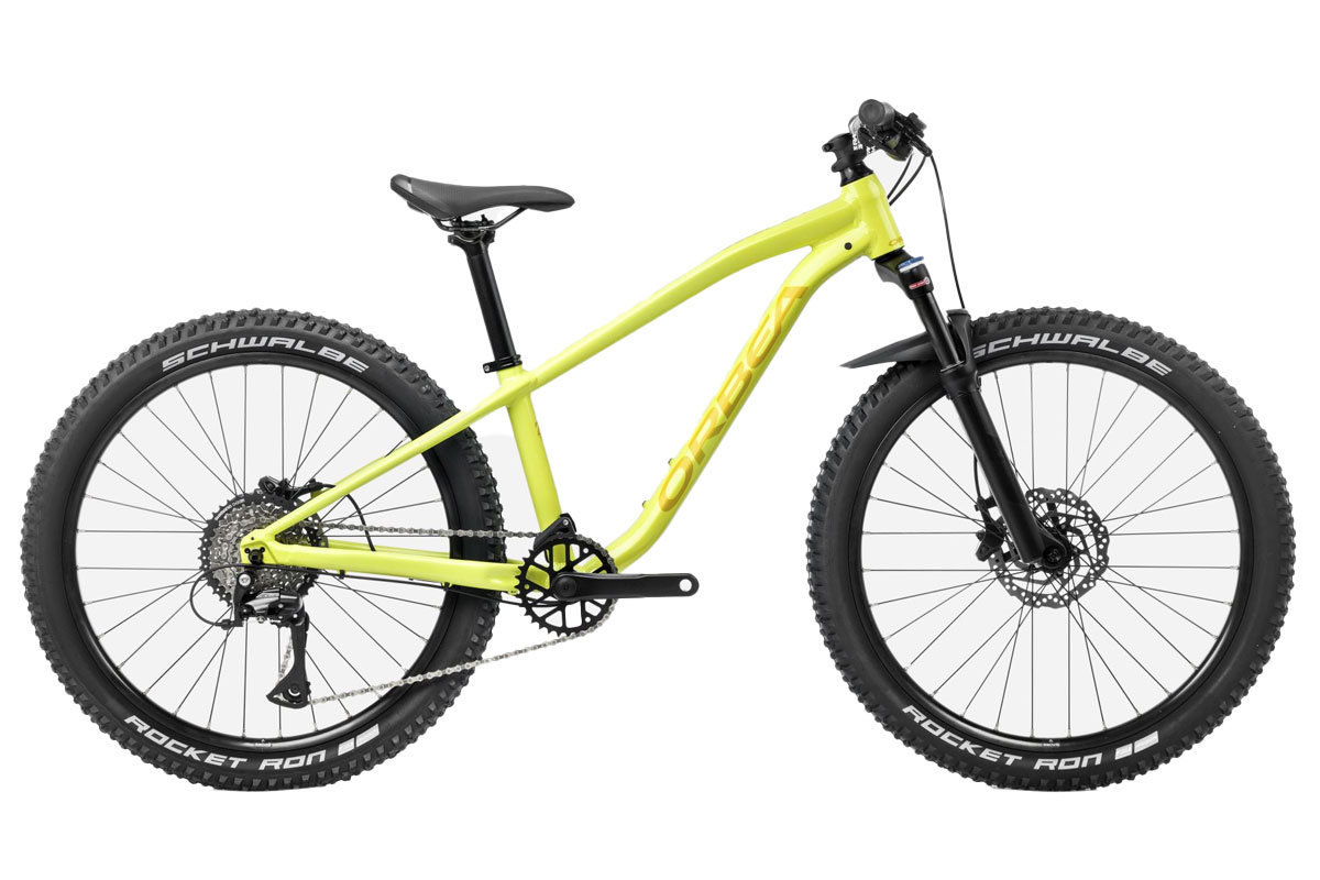 Best 24 inch kids mountain bikes: the Orbea Laufey 24 H30 on a blank background