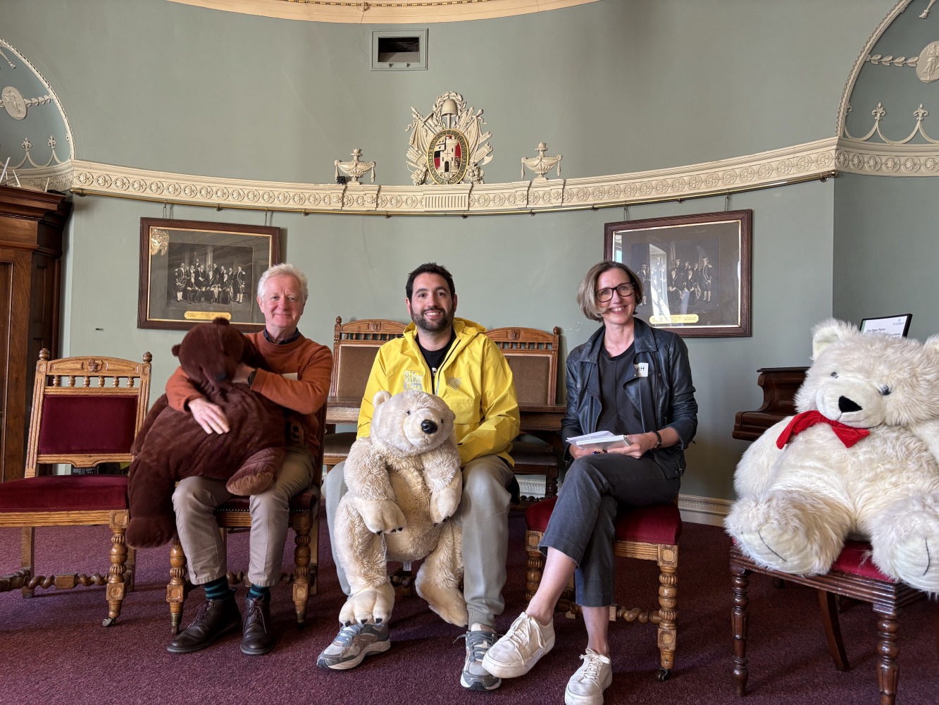 Keynote speakers at Bike Bus Summit 2025, Phil Jones, Sam Balto and Sarah Mitchell