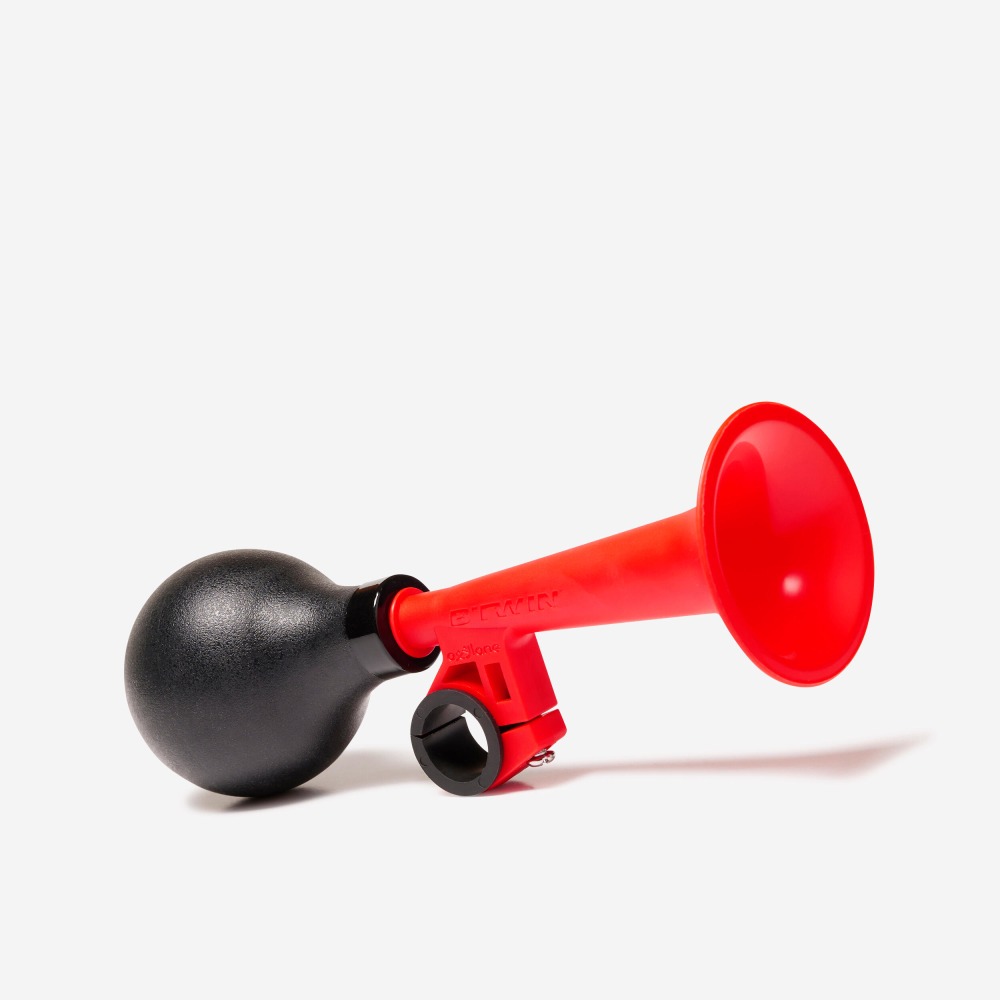 Best bike accessories for kids: A red bike horn