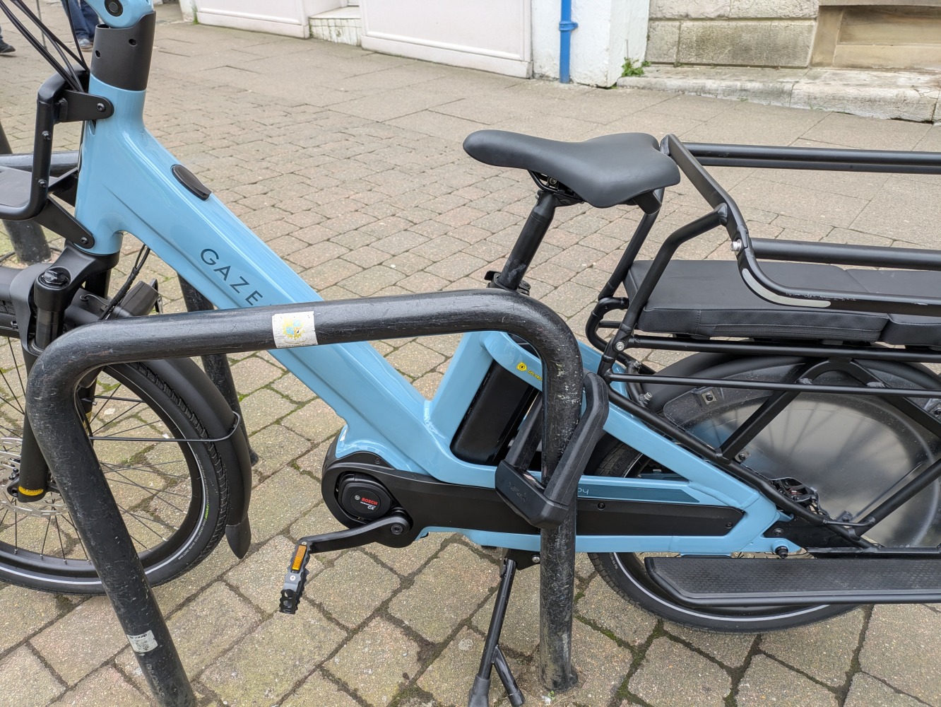 the blue gazelle cabby locked up