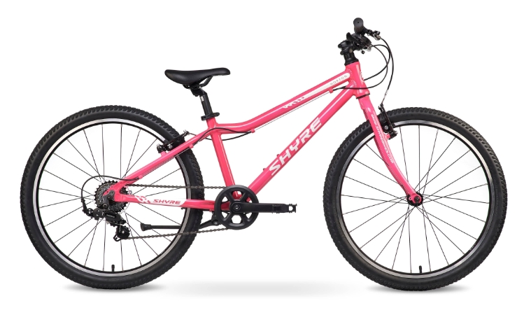 Shyre Hopton 24 inch kids bike in pink