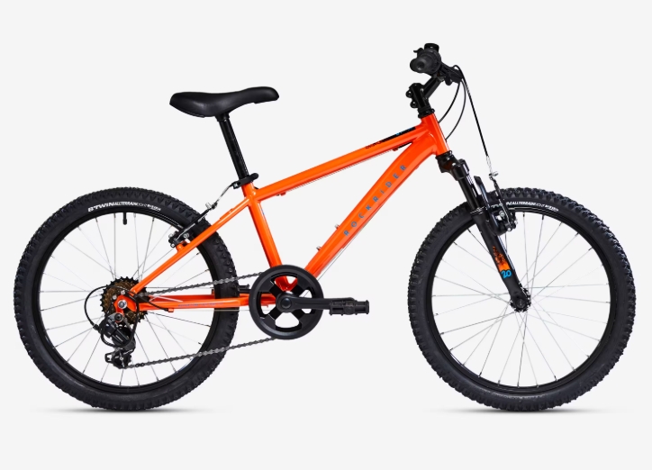 best 20 inch kids mountain bikes: Btwin Rockrider 20 Expl 500 on a blank background