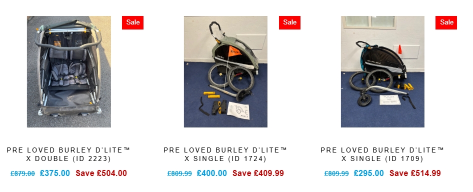 Image showing items reduced in the Adventure Kit Hire Black Friday sale